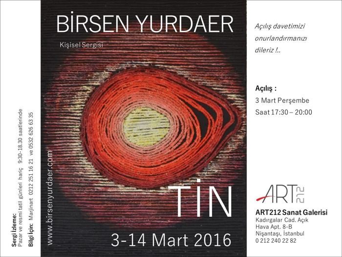 Tin / Spirit, ART212 2016